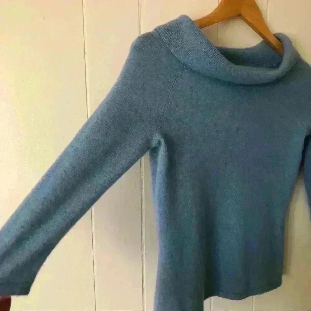 Alfani 3/4 Sleeve Cashmere Top Sweater Size P/P - Picture 4 of 4